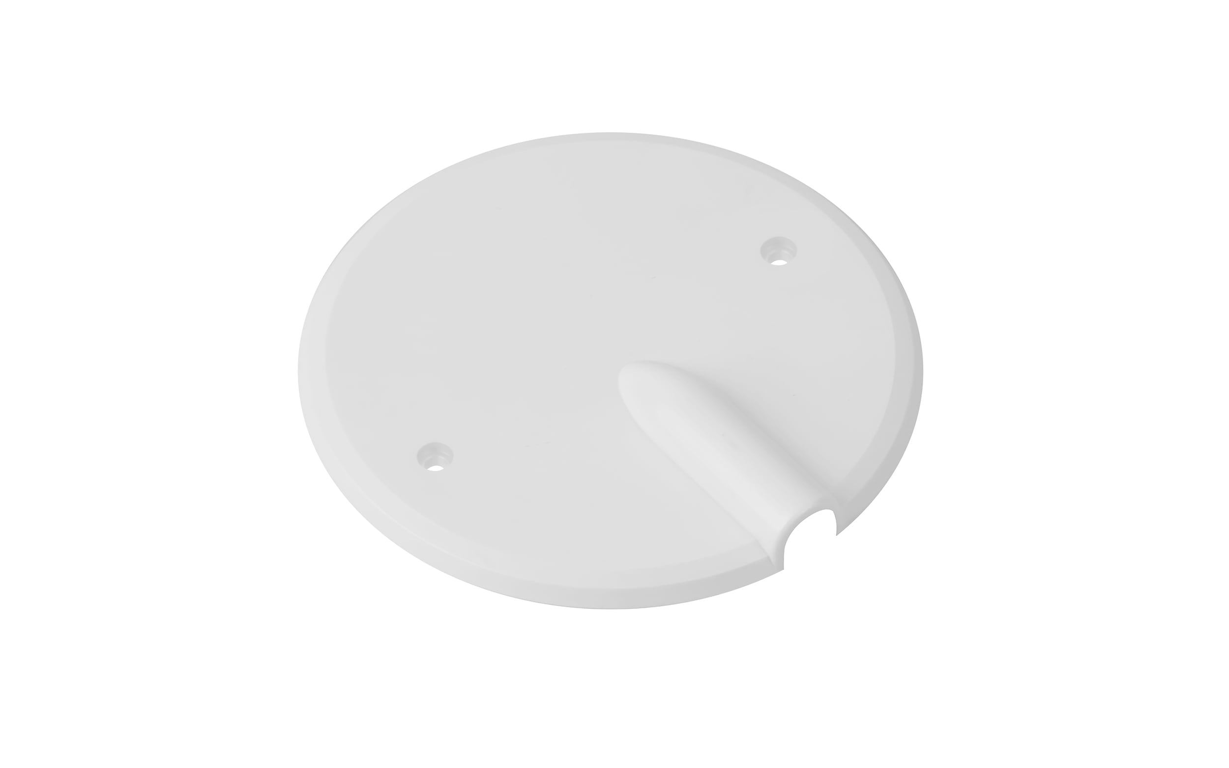 TradeForce - Vegglokk m/slisse 71mm hvit Sonepar