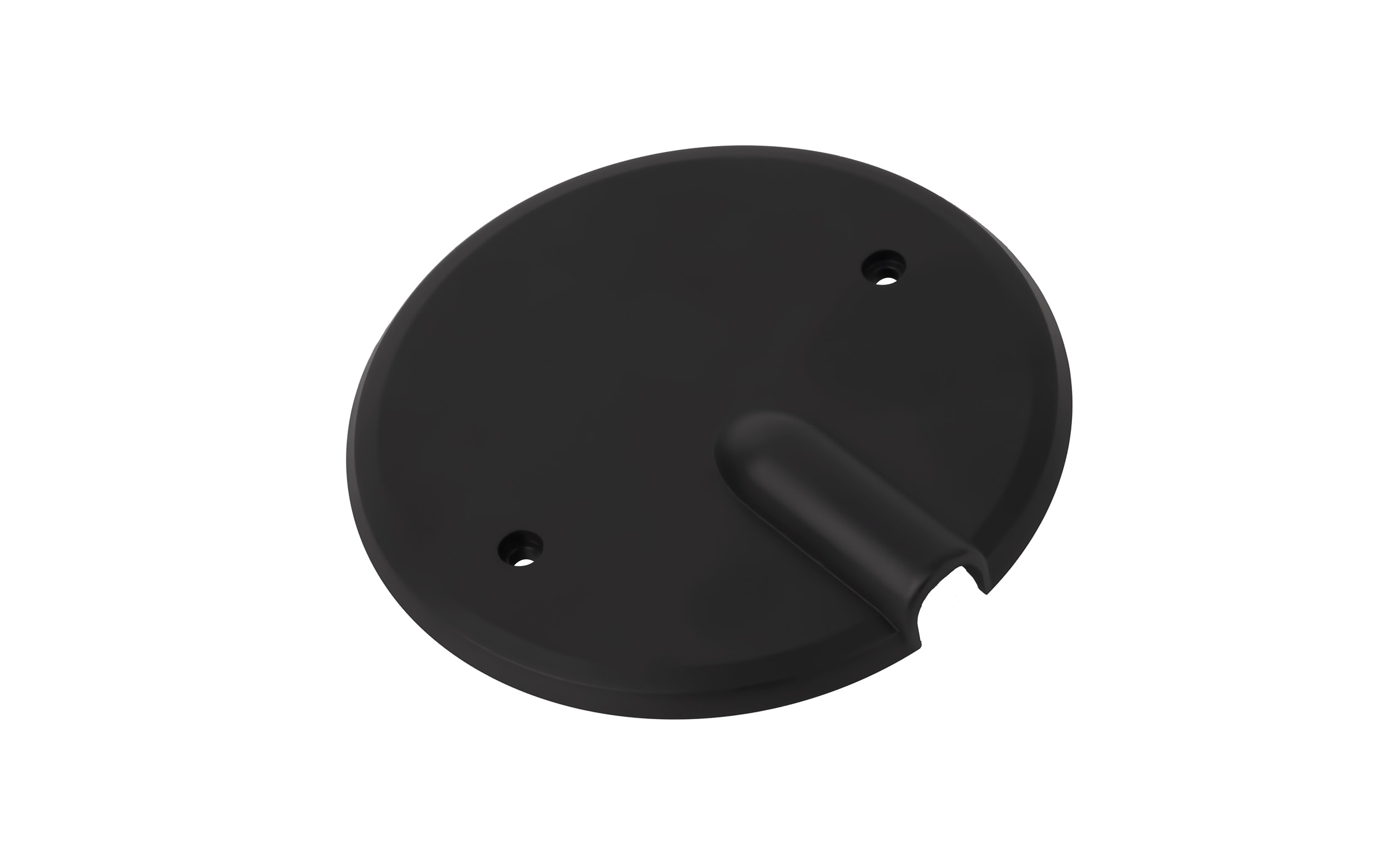 TradeForce - Vegglokk m/slisse 71mm sort Sonepar