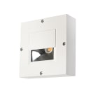 SG Armaturen - CALLISTO WALL SQUARE HVIT 3000K, 3W, 140lm, L70/B50 50.000, SDCM 3, IP65, IK06