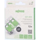 WAGO - 221-423 blister innstikkl. gr 3-leder blister a 12stk 221-4