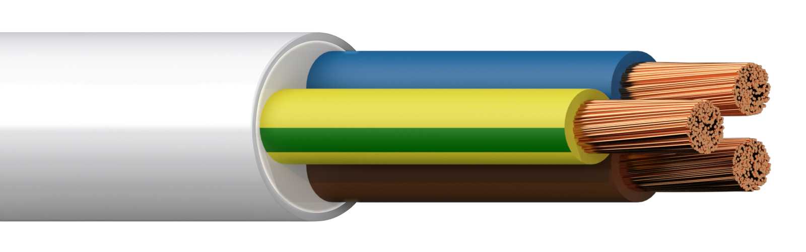 Prysmian - AceFLEX RV-K 1kV 5G16 mm2 Hvit MR Flex T500