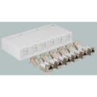 Lanse - Patchboks 6xKat.6A STP QC Påveggsboks plast