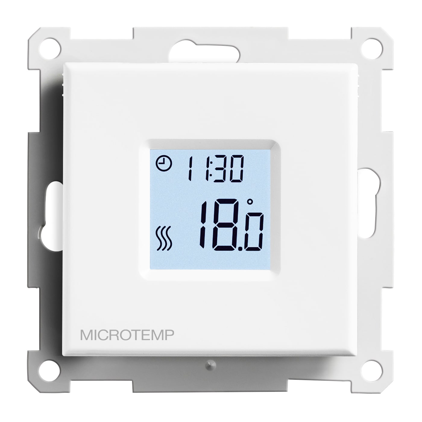 Function - TERMOSTAT MTC4 MICROTEMP MATT  HVIT uten ramme