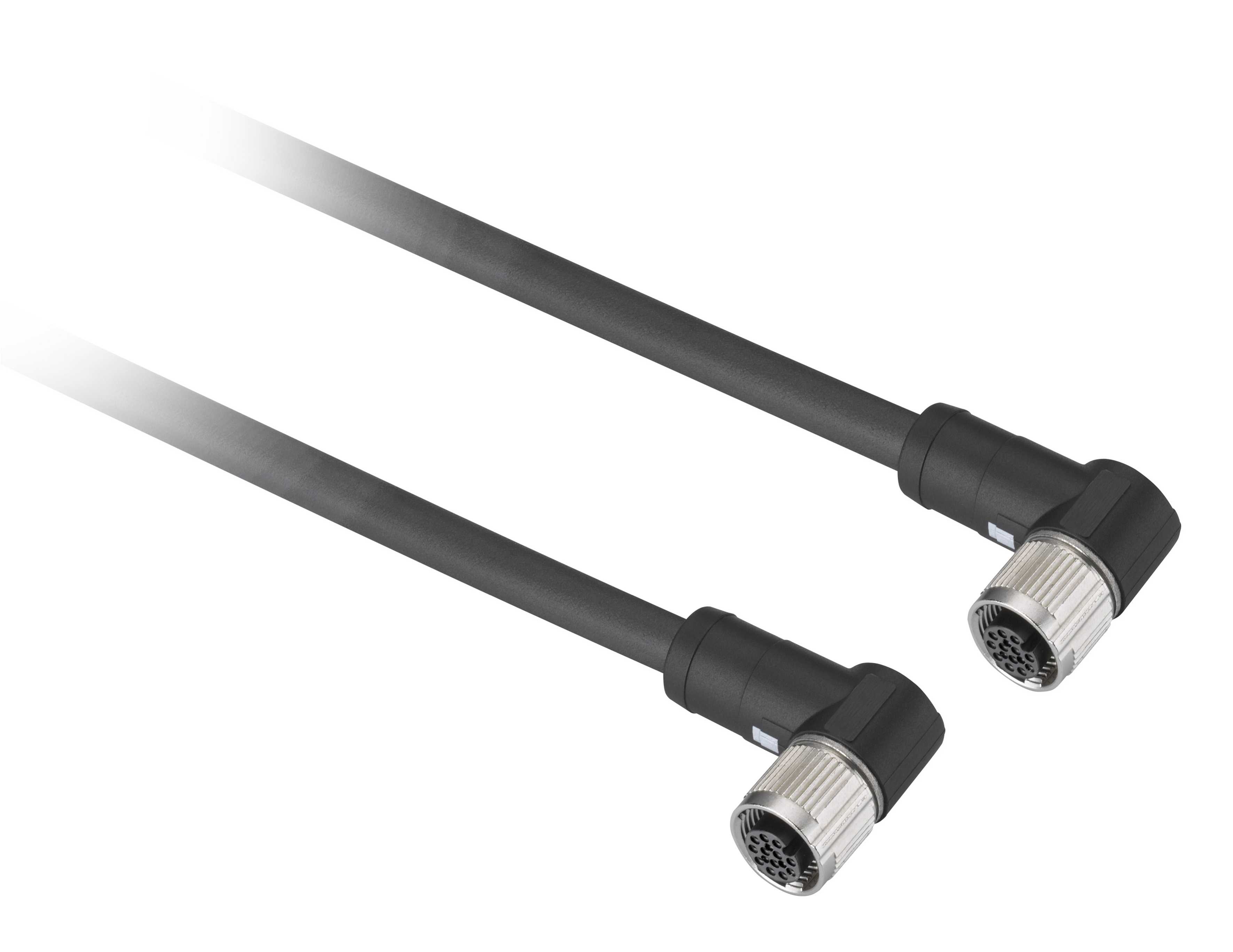 TMSS - Kabel hun M12/M12 vinkel 12 lengde 2m