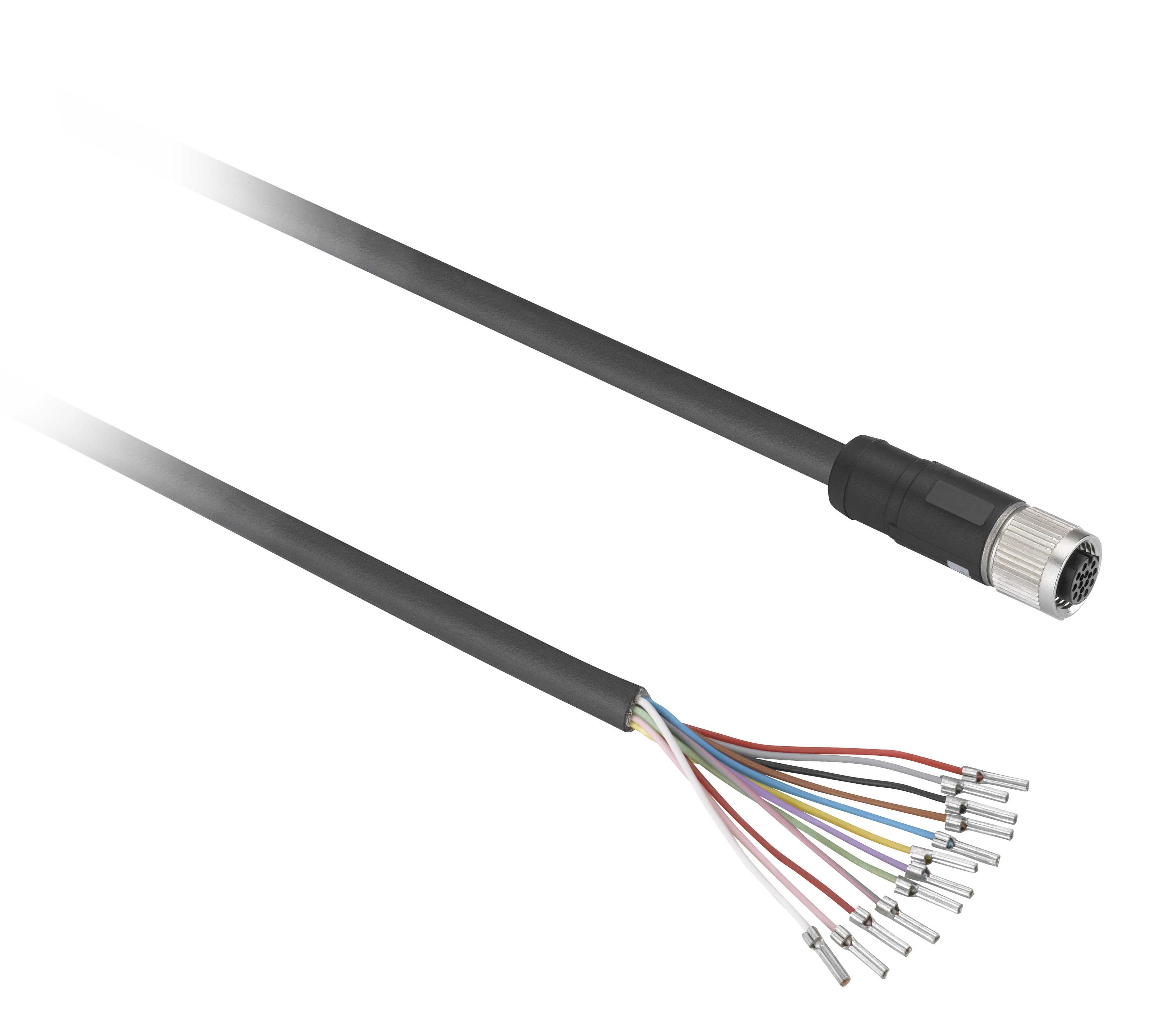 TMSS - XZCPB44P14L5 Kabel M12 hun skjermet 12 ledn