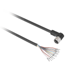 TMSS - XZCP53P11L25 Kabel M12 Hun 90° 8 poler 25m