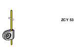 TMSS - ZCY53 Stålstang Ø3, L=125mm