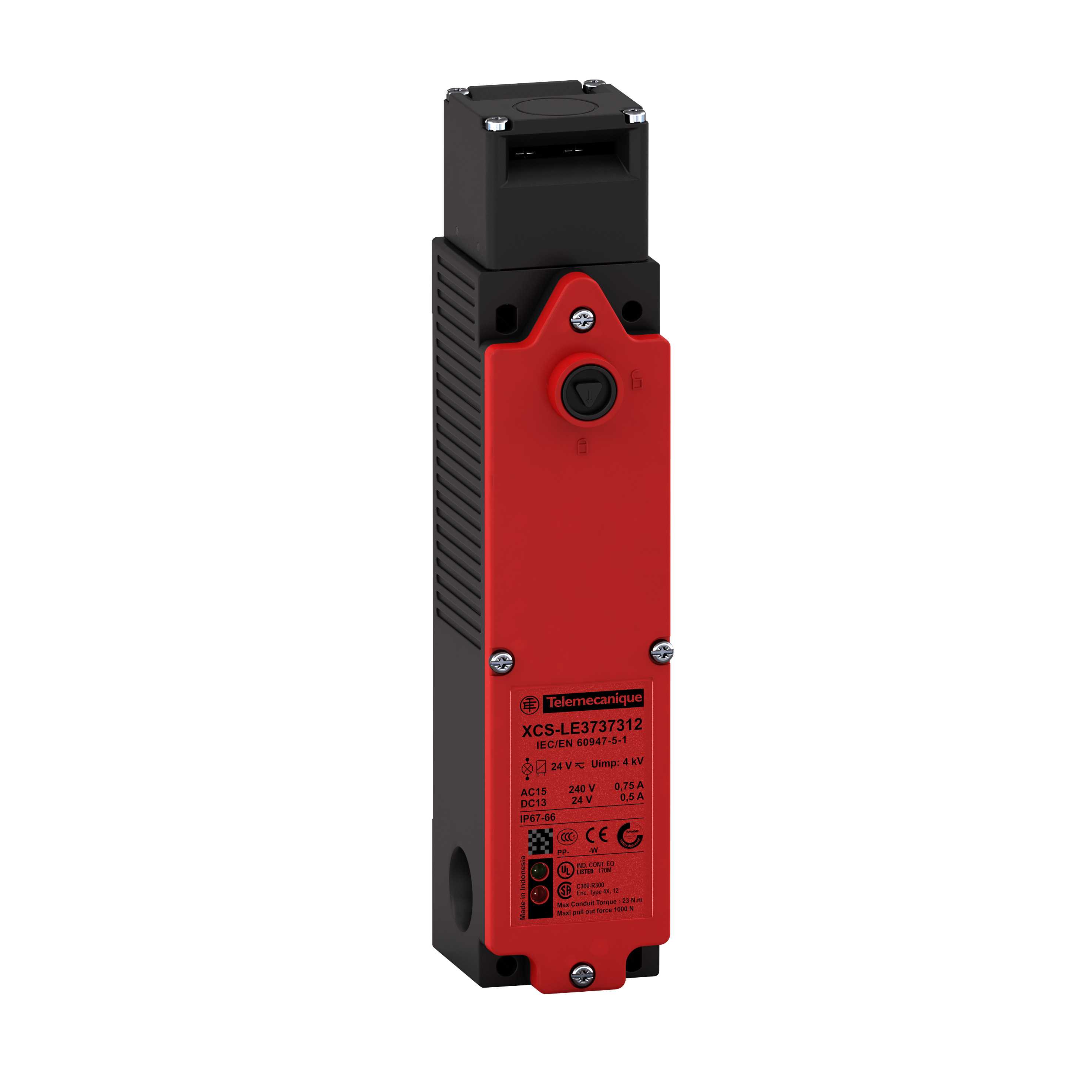 TMSS - XCSLE2525342 Dørbryter nøkkel mag. 230V NO+