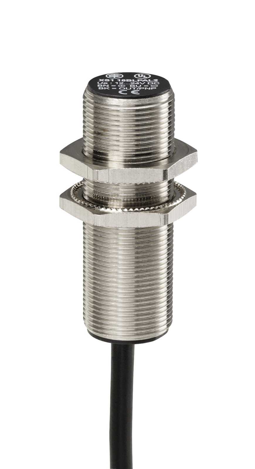 TMSS - XS112BLPBM12 SKJER.Ø12,PNP,NC,M12PLUG.SN=2