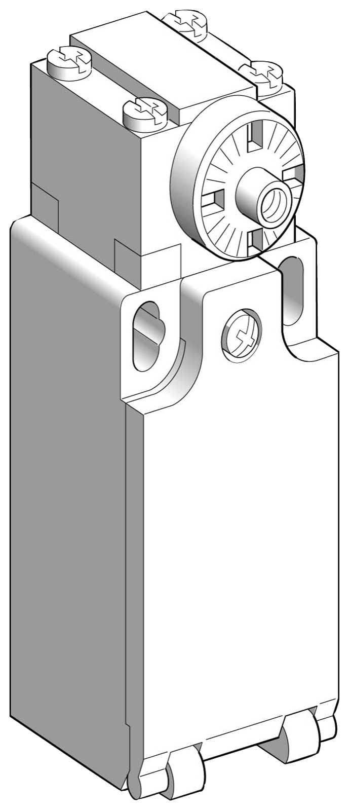 Telemecanique - Endebryter stål rot hoved ut arm