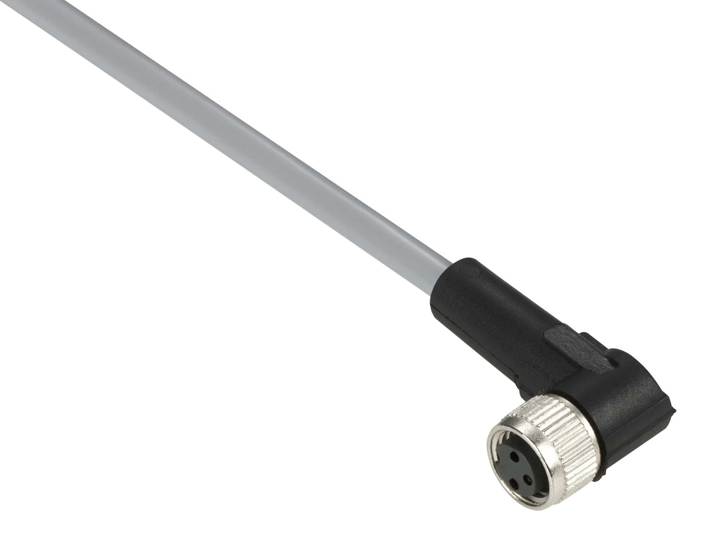 TMSS - XZCPV0666L5 Plugg/kabel , PVC, hun, M8, 3,