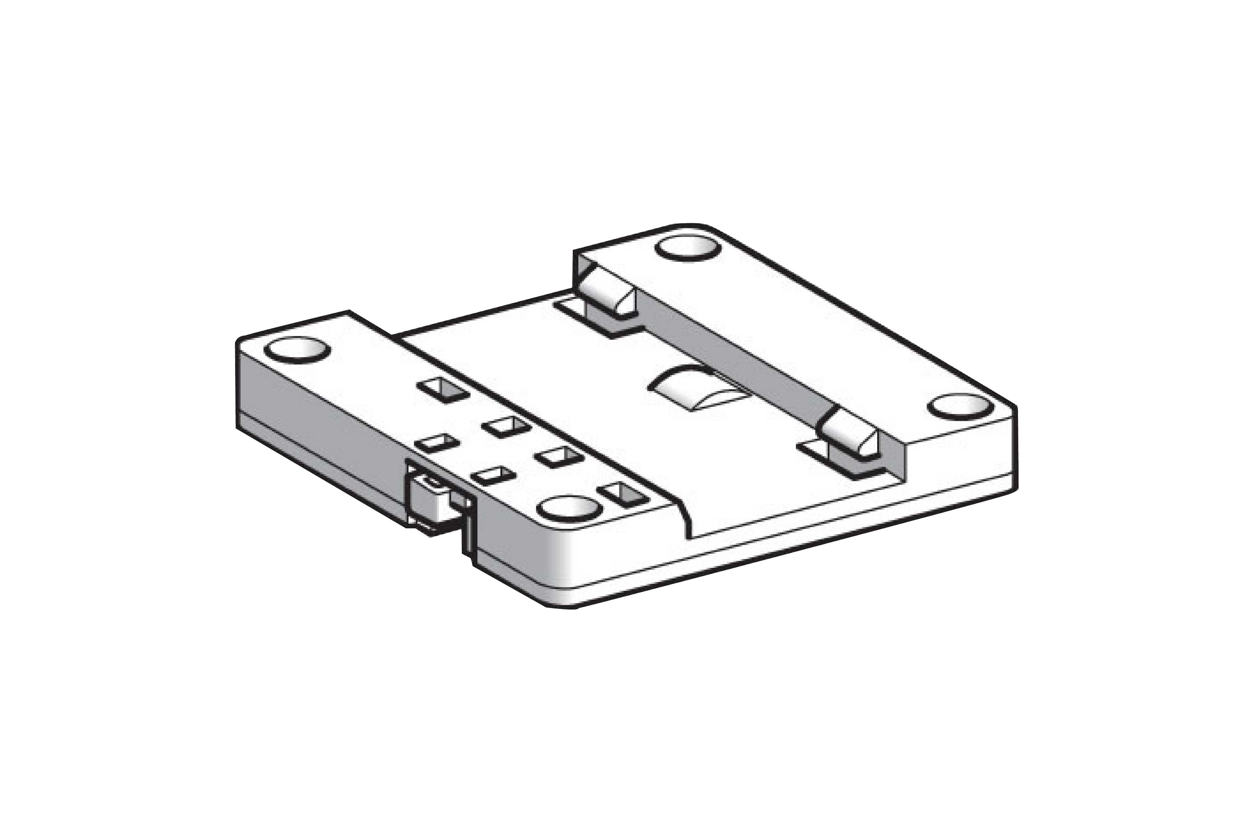 TMSS - XSZBD10 Overgangsbrakett f/XSD
