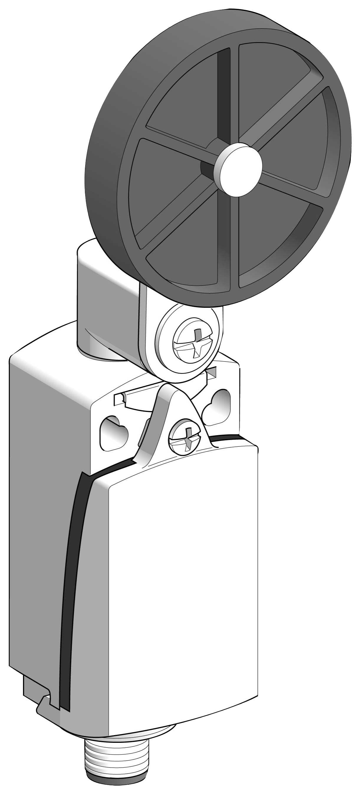 Schneider Electric - XCKD2139M12 Endebryter kort arm m/rulleØ50