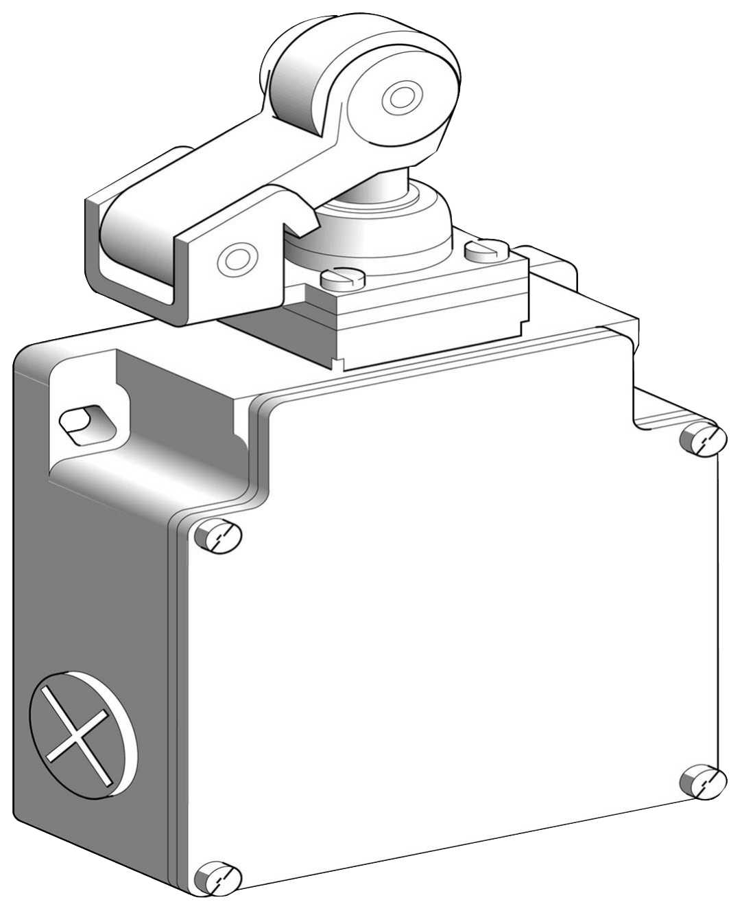 Schneider Electric - XCKML521H29 Endebryterhor.arm/rulle 2no 2nc M