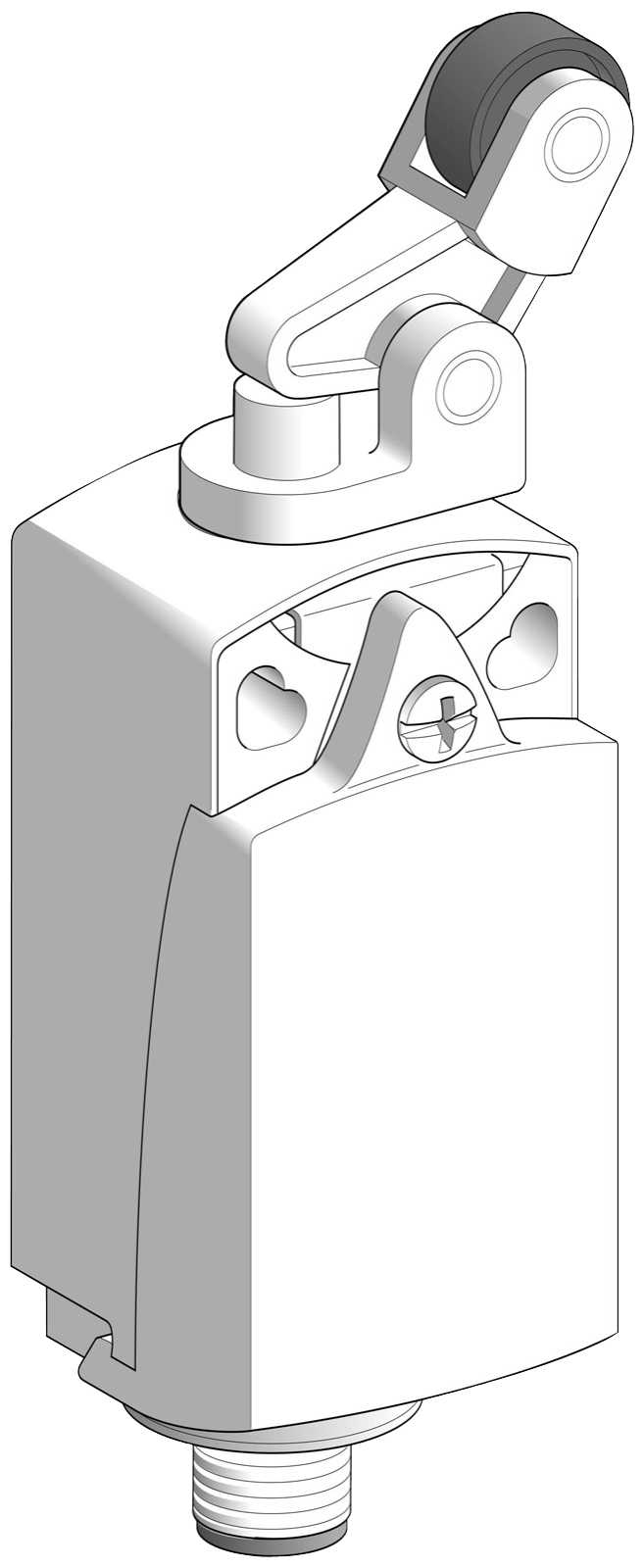 TMSS - XCKP2127M12 Endebryter verti.arm/rulle M12