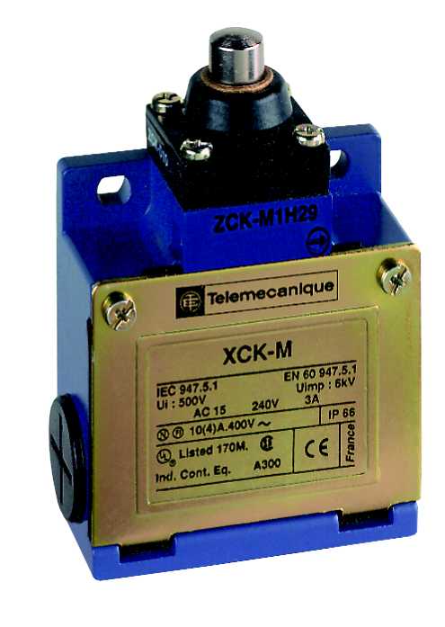 TMSS - XCKM510H29 Endebryter metall stempel M20