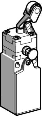 Telemecanique - XCNR2127P20 Endebryterhjul/arm NO+NC M20