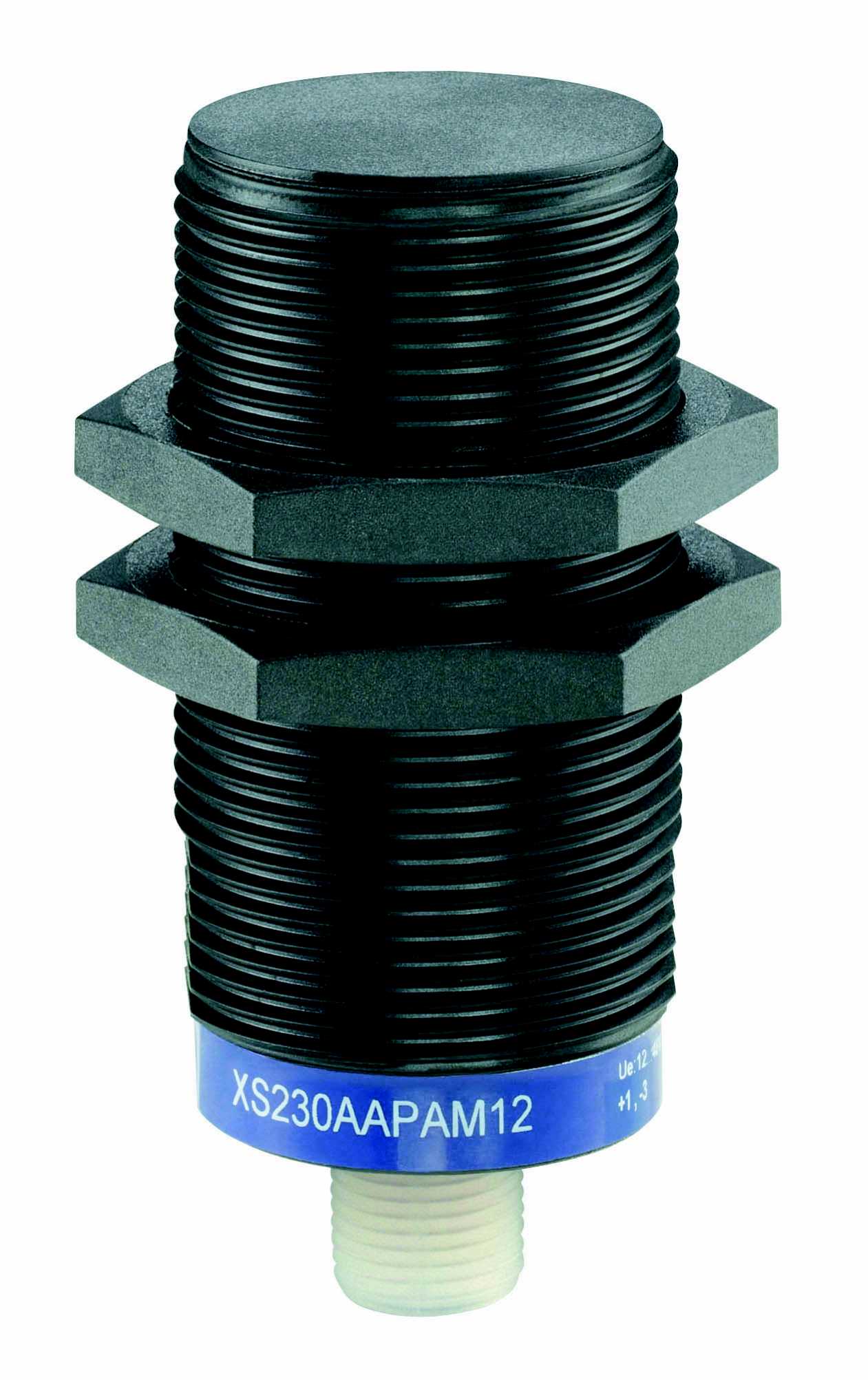 TMSS - XS230AAPAM12 PLAST Ø30,PNP,NO,M12PLUG.SN=22