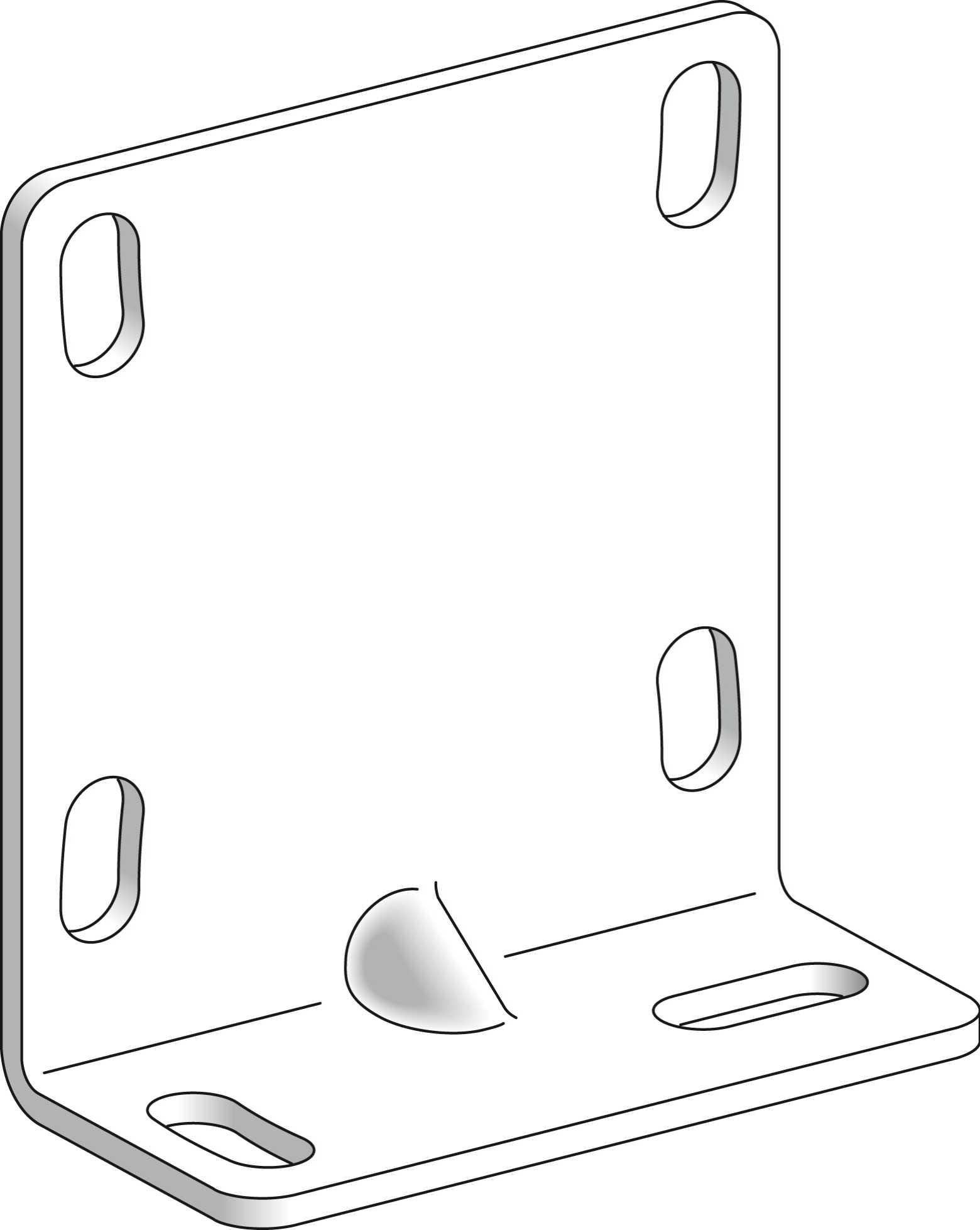 Schneider Electric - XUZAM04 Braket sidefeste f/XUM plast