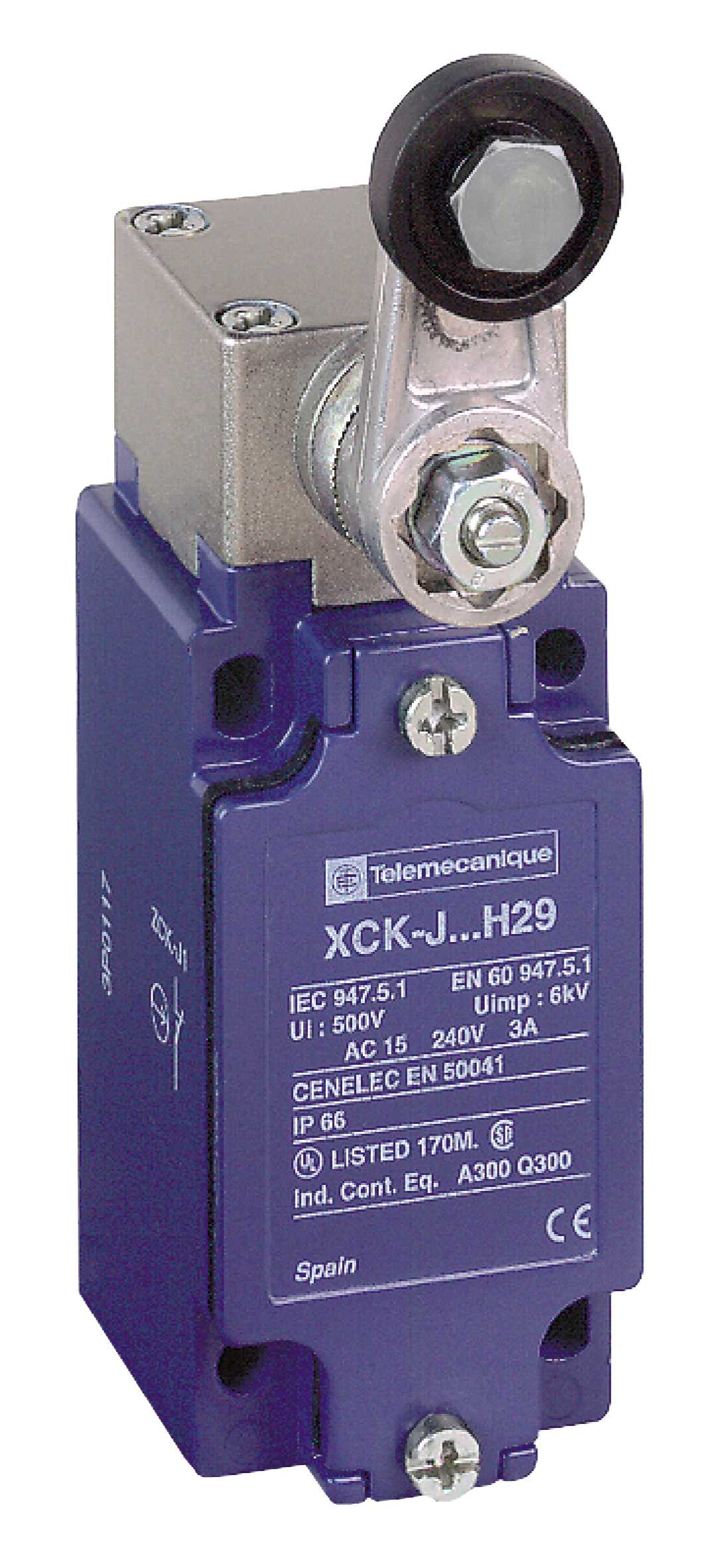 TMSS - Endebryter kort arm/rulle, 1/2"