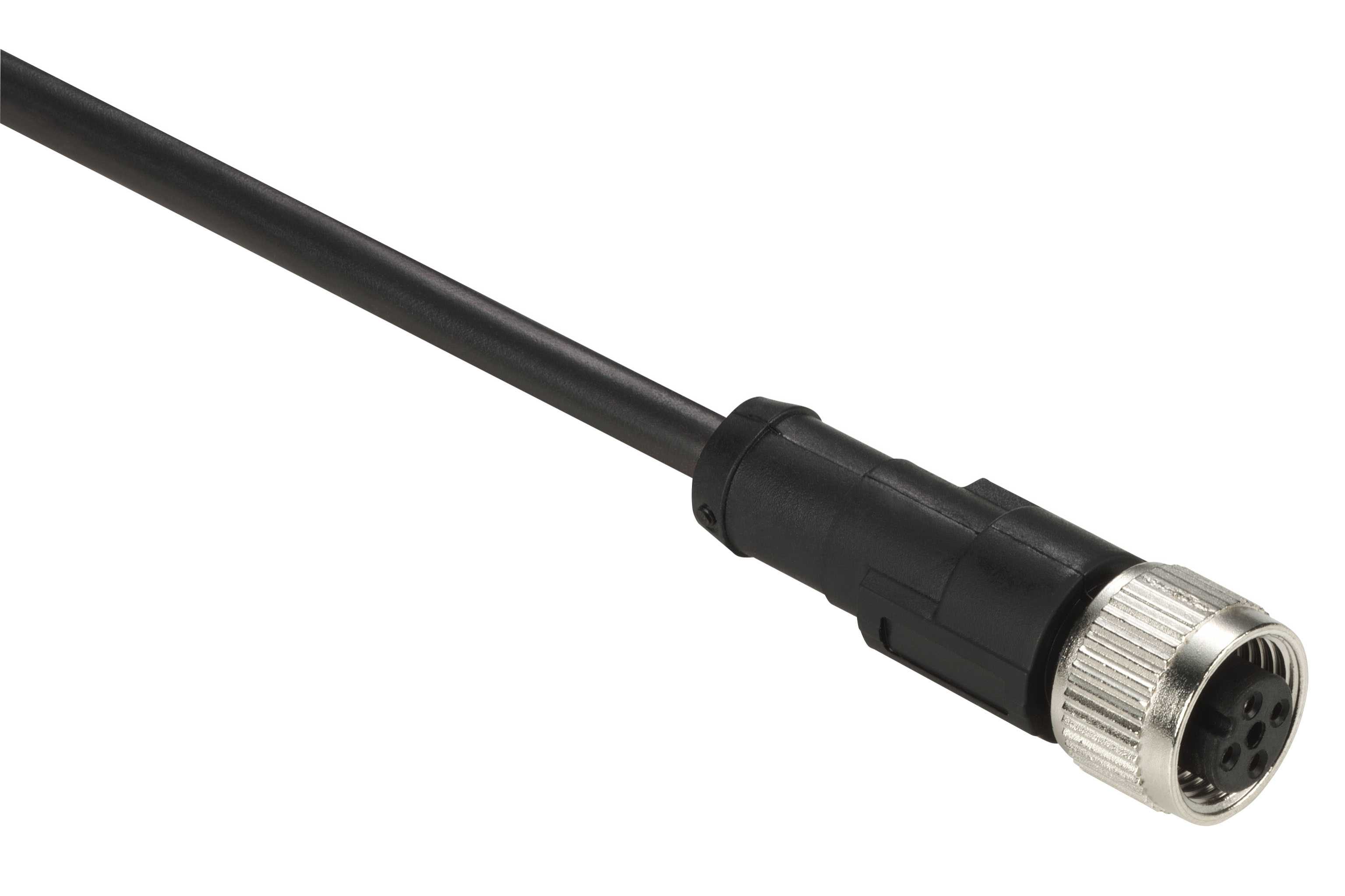 Schneider Electric - RETT PLUGG M12 XZCP1141L5  M/5 M LEDNING F/FOTOC OG GIVER
