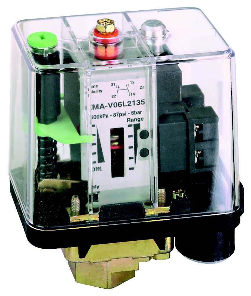 TMSS - XMAV06L2135 Pressostat 1-6 bar, NO+NC