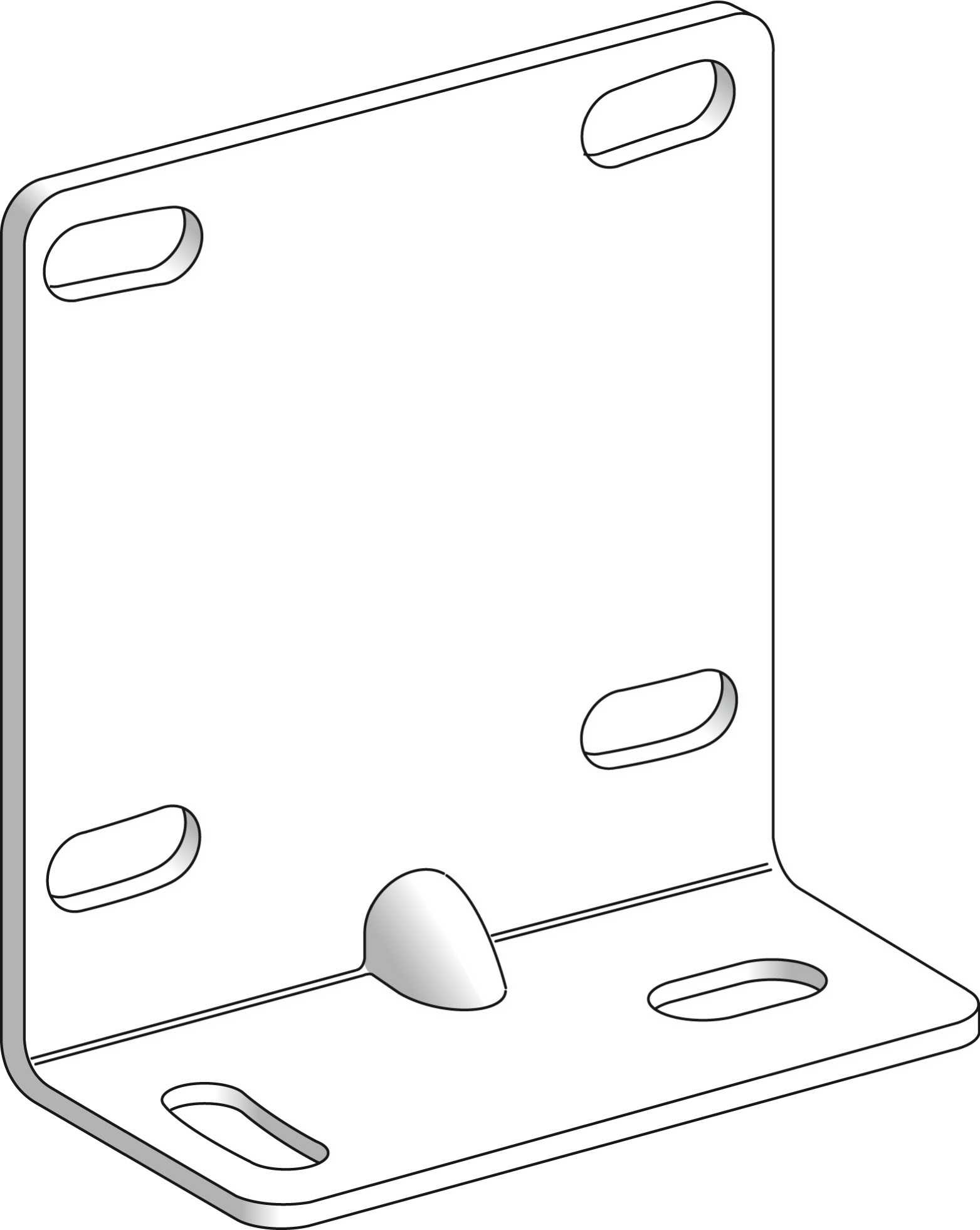 TMSS - XUZAM81 Braket bunnfeste f/XUM metall