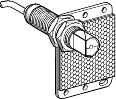 TMSS - XU9N18PP341W P. Refl rustfri PNP 2m kab 90°