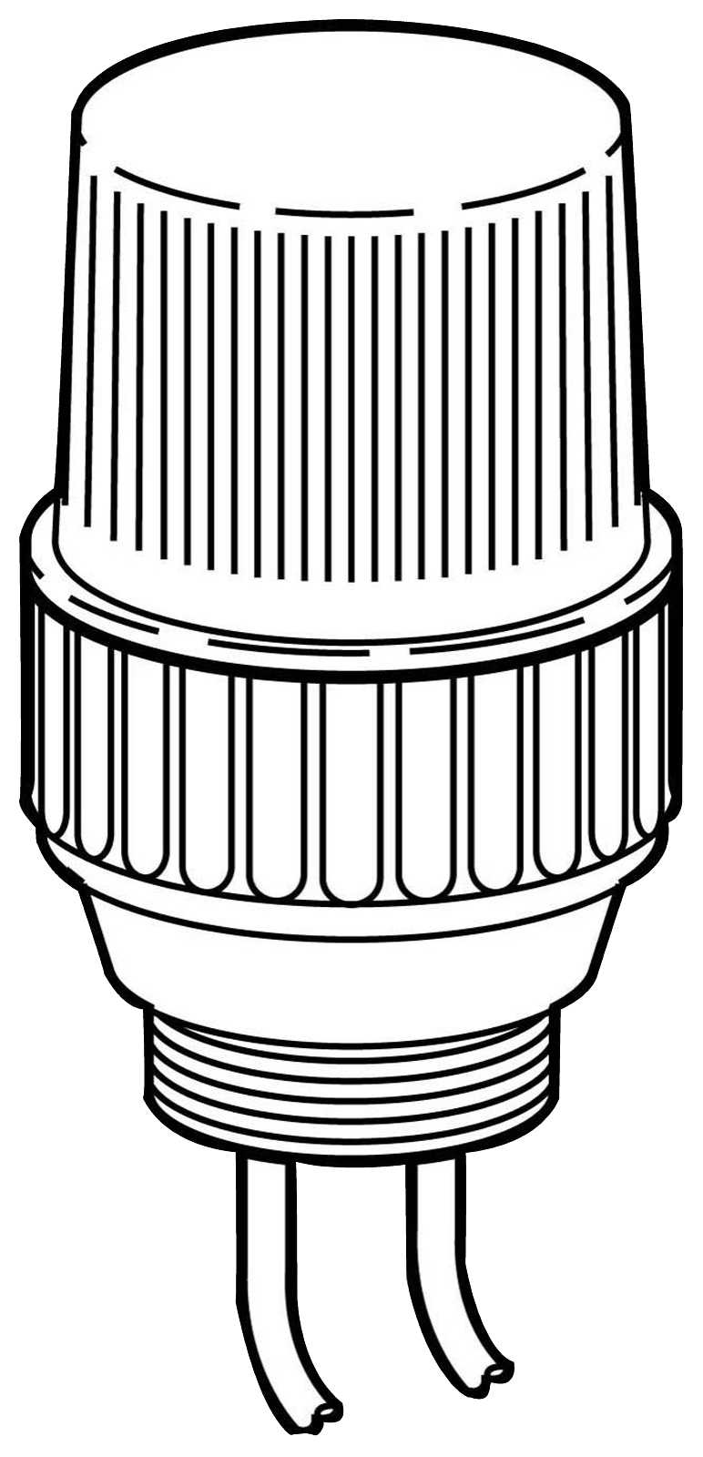 TMSS - XZCP0466L2 Plugg/kabel Ø8/3p hun vinkel N