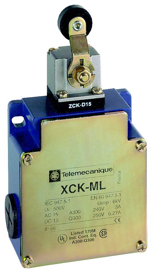 TMSS - XCKML115H29 Endebryter kort arm m/rulle, M20
