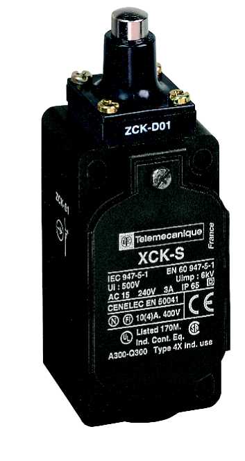 TMSS - XCKS101H29 Endebryter met.stempel M20