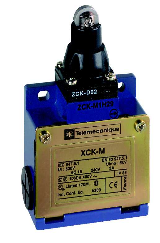TMSS - XCKM502H29 Endebryter met.stempel m/rulle