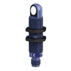 TMSS - Ultralydsensor plast M18 PNP NO/NC 1m M12 vinkel. Med synkronisering