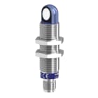 TMSS - Ultralydsensor metal M18 PNP NO/NC 1m M12 vinkel. Med synkronisering