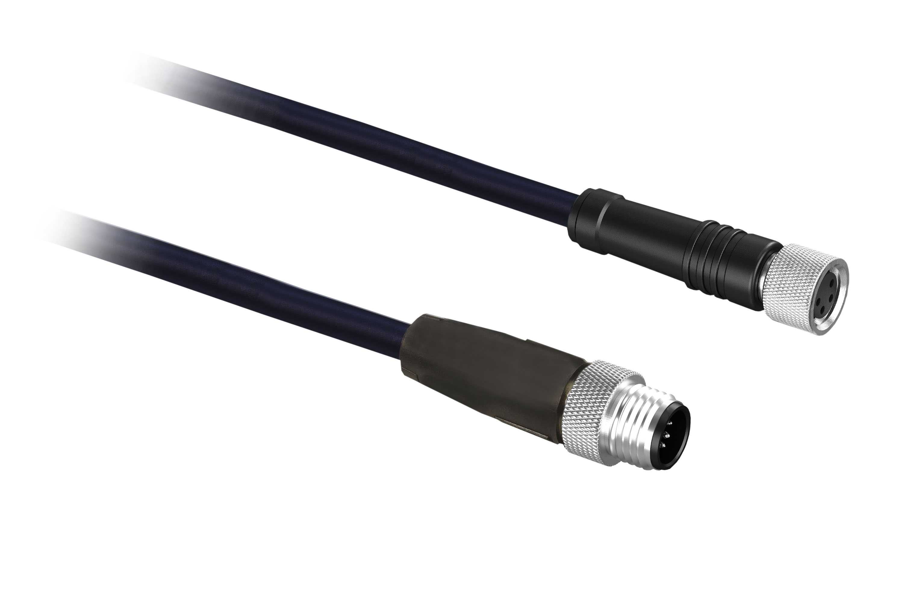 Schneider Electric - Jumper PVC M12 lige han/M8 hun