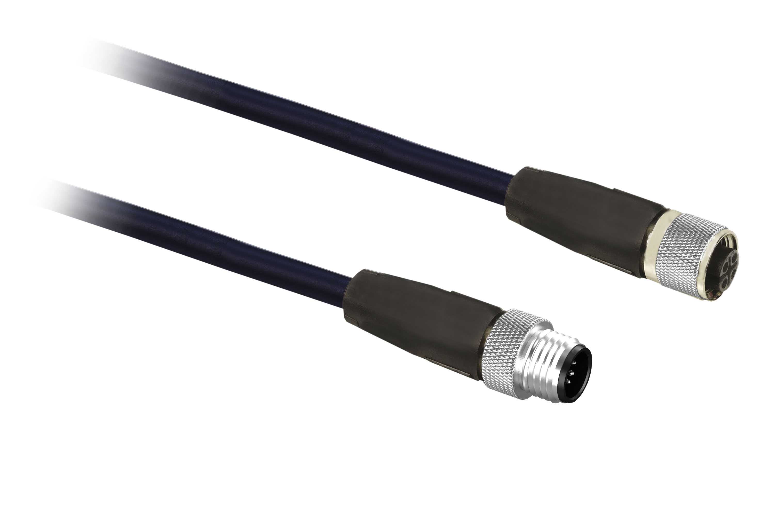 Schneider Electric - PVC jumper 4p M12-M8 5m