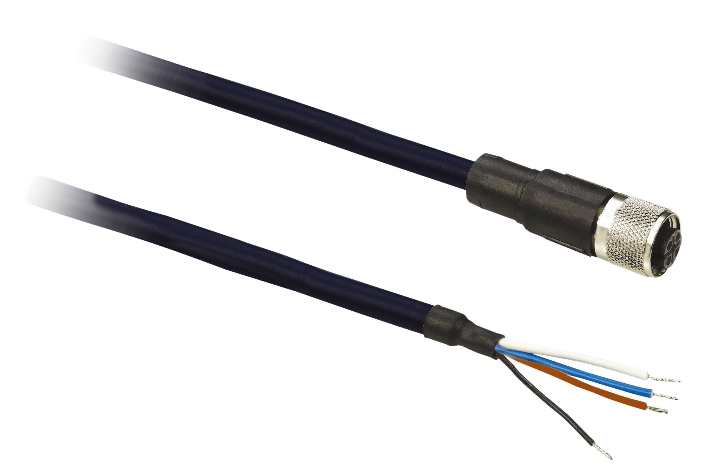 TMSS - Kabel PUR M12 skjermet lige hu