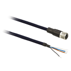 TMSS - Kabel PUR M12 skjermet lige hu