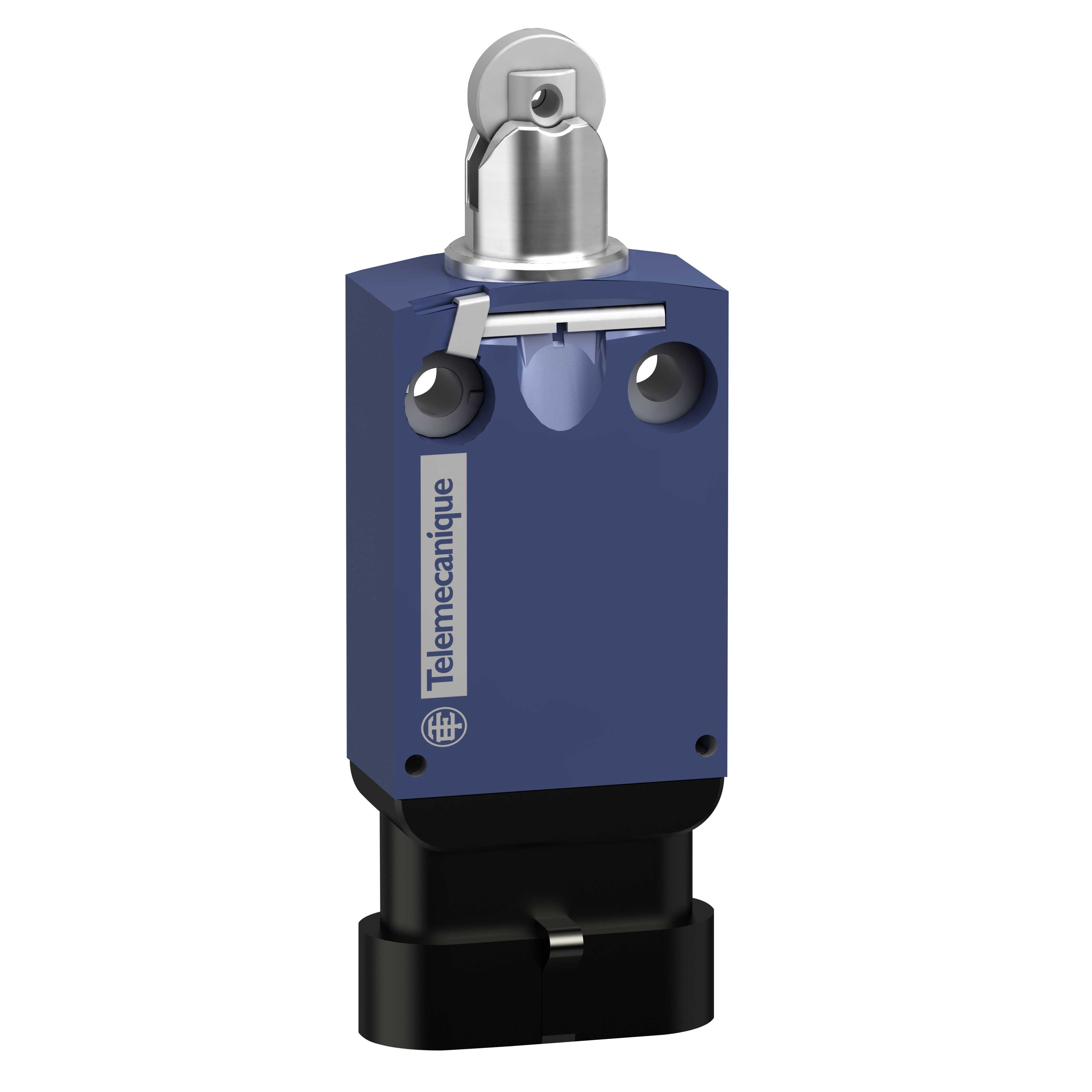 TMSS - Telemecanique endebryter metall NC+NO snap - stempel med rulle - AMP
