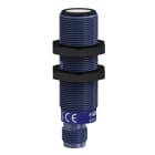 TMSS - Ultralydsensor plast M18 PNP NO/NC 1m M12 . Med synkronisering