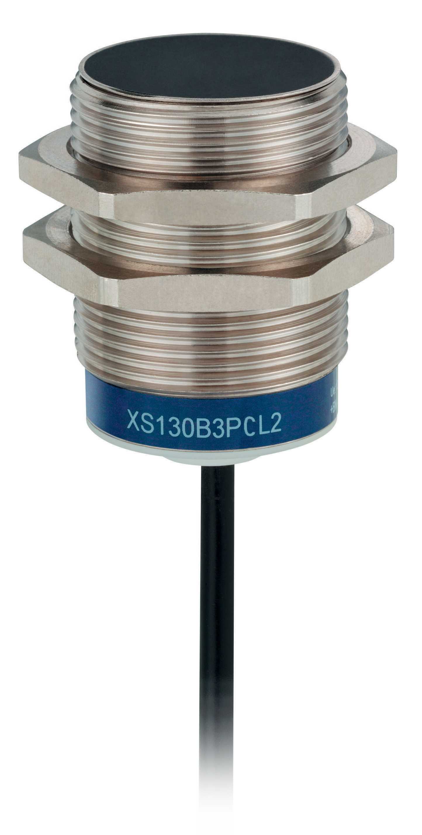 TMSS - Induktiv sylindrisk SIL2 XS1 Ø30 med 2 meter kabel, PNP NO&NC, Sn=15mm, flush