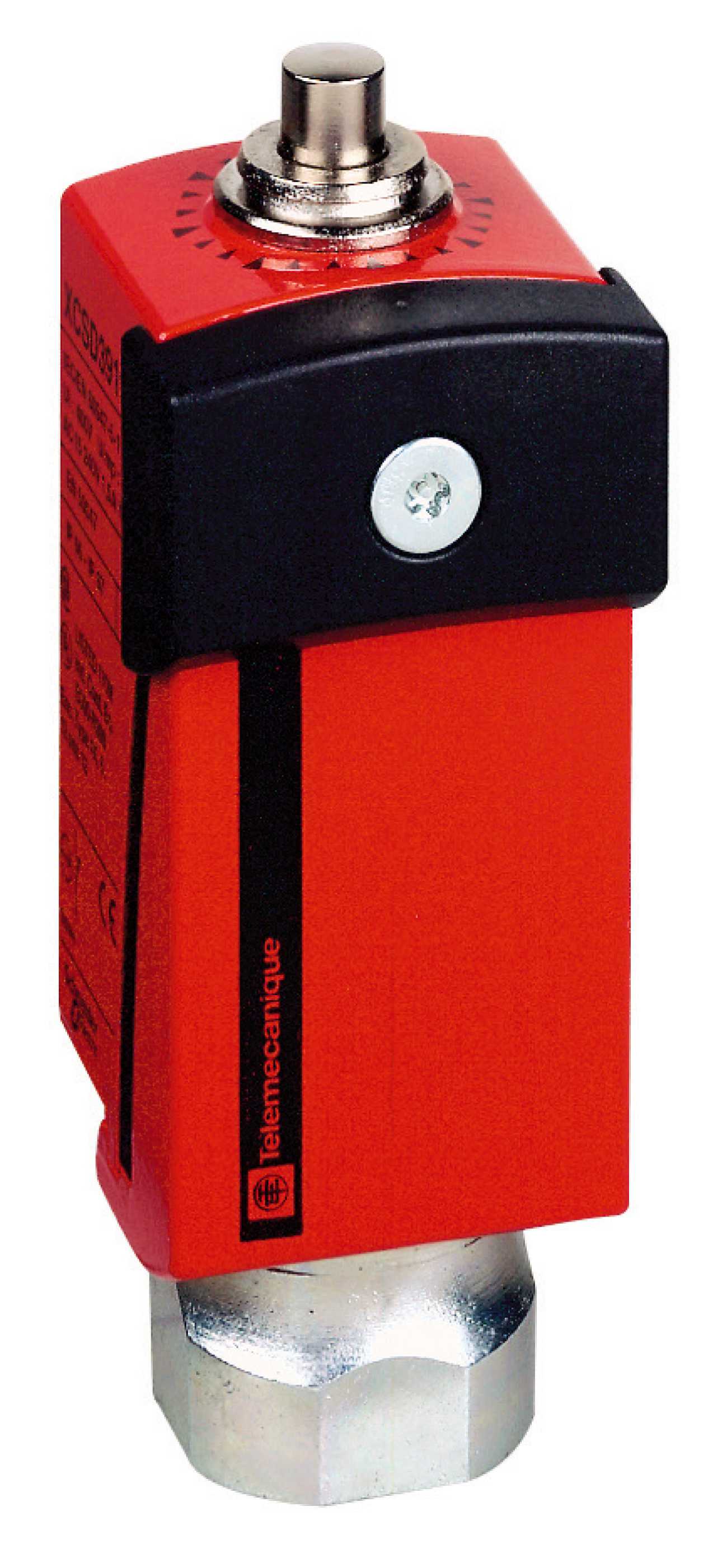 TMSS - Endebryter safety i metall med stempel 2NC+1NO Snap action. PG13,5