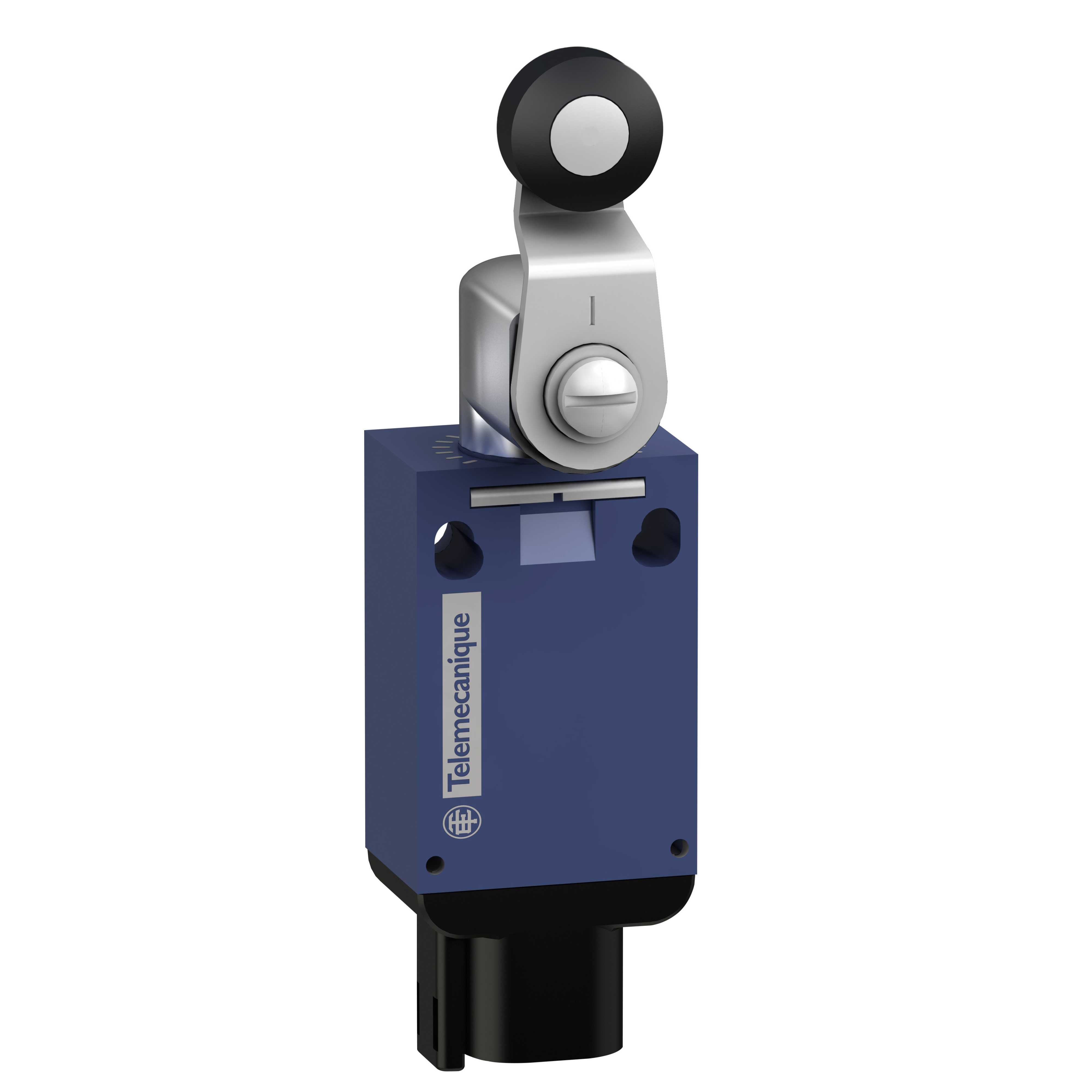 TMSS - Telemecanique endebryter metall NC+NO snap - arm med plastrulle - Deutsch DT04