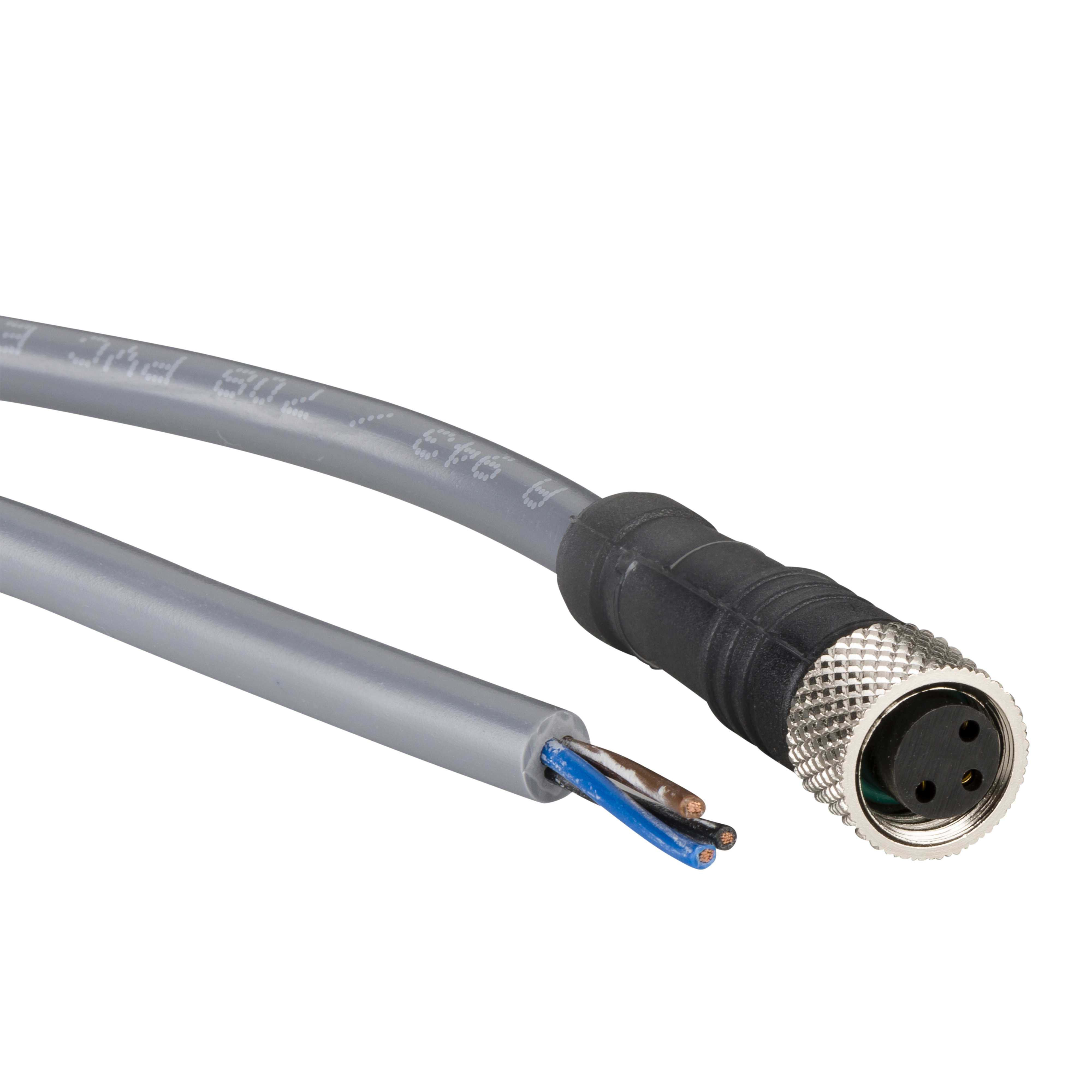 TMSS - PVC kabel M8 3p,hun rett 3m