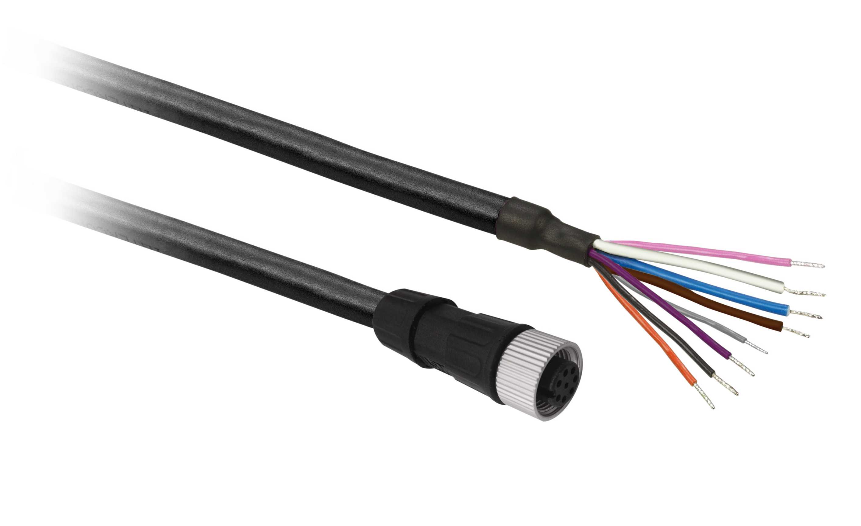 TMSS - PUR kabel M12 8p hun rett 20m