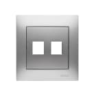 Kontakt Simon - FRONTPLATE M/RAMME FOR 2XKAT ALU