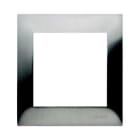 Kontakt Simon - 3 HULLS RAMME METAL INOX