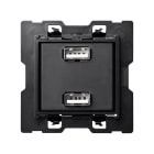 Kontakt Simon - USB lader Dobbel 2,1A Tapas S100 