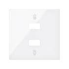 Kontakt Simon - Front plate Dobbel USB Tapas S100