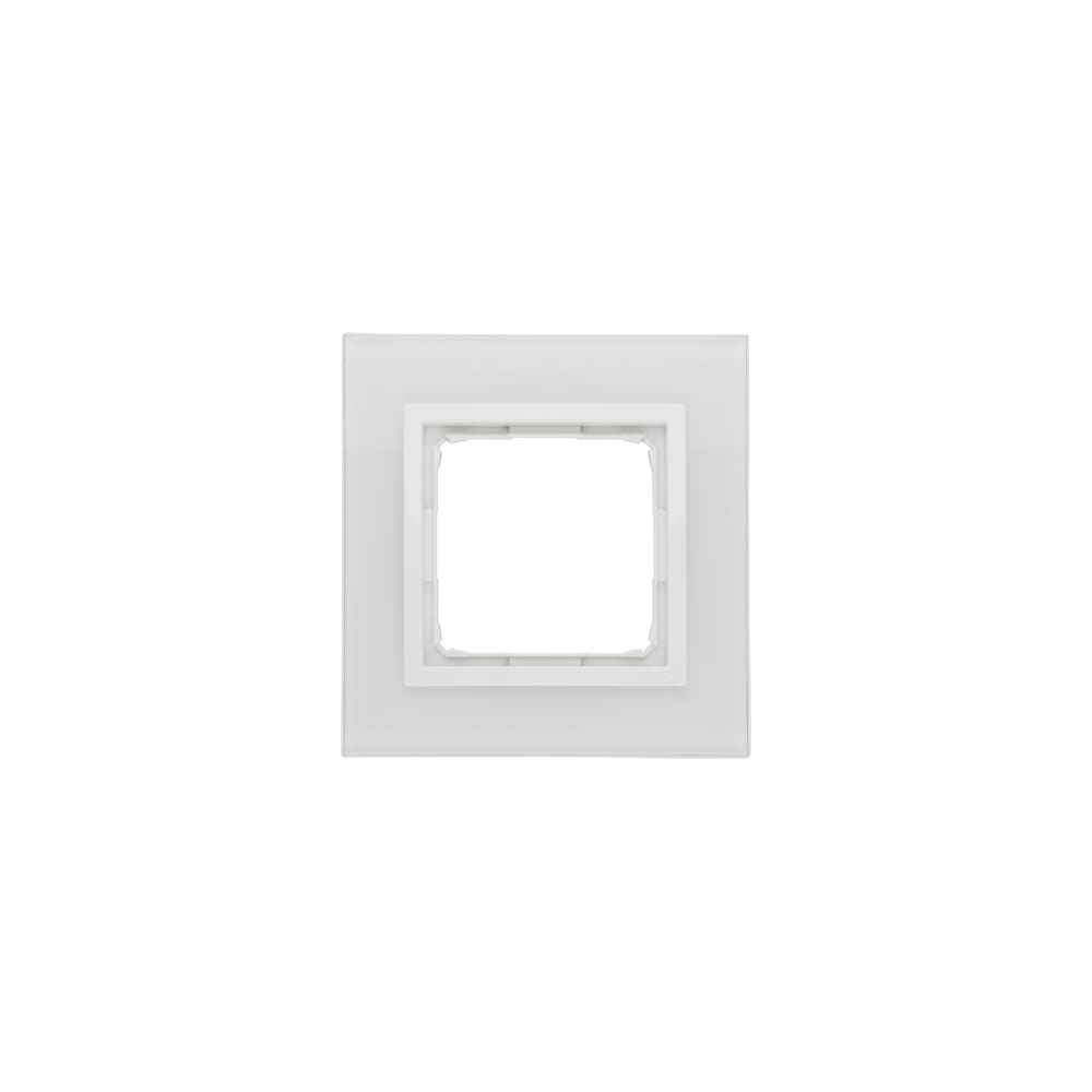 Kontakt Simon - 1-hulls glassramme White Pearl